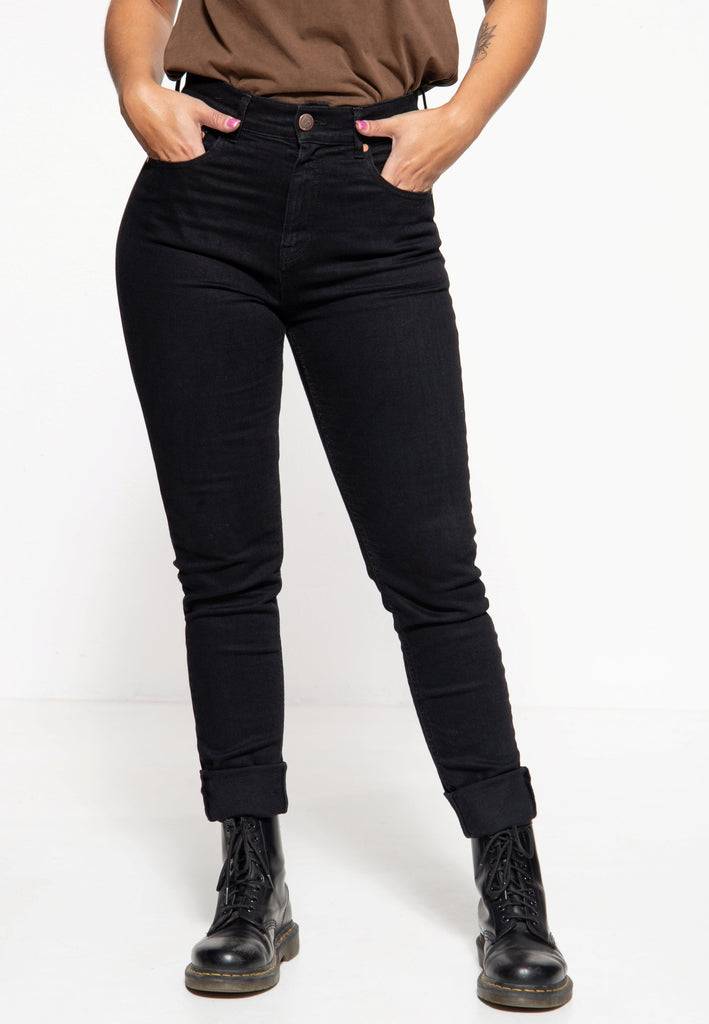 Queen Kerosin High Waist Slim Fit Jeans «Betty»