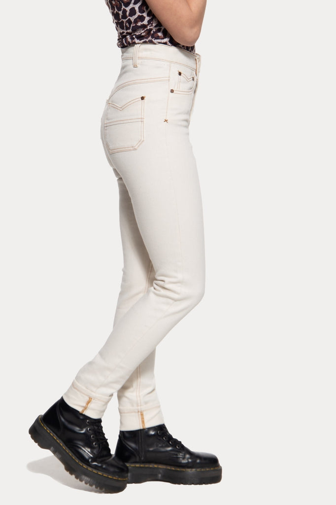 Queen Kerosin High Waist Slim Fit Jeans «Betty»