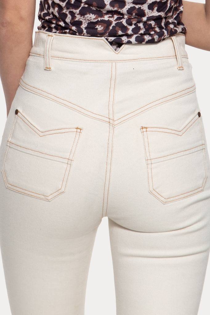 Queen Kerosin High Waist Slim Fit Jeans «Betty»