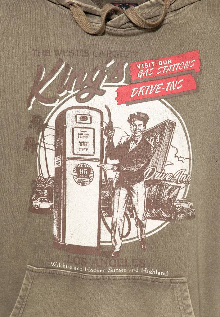 Queen Kerosin Hoodie Acidwash «Kings»