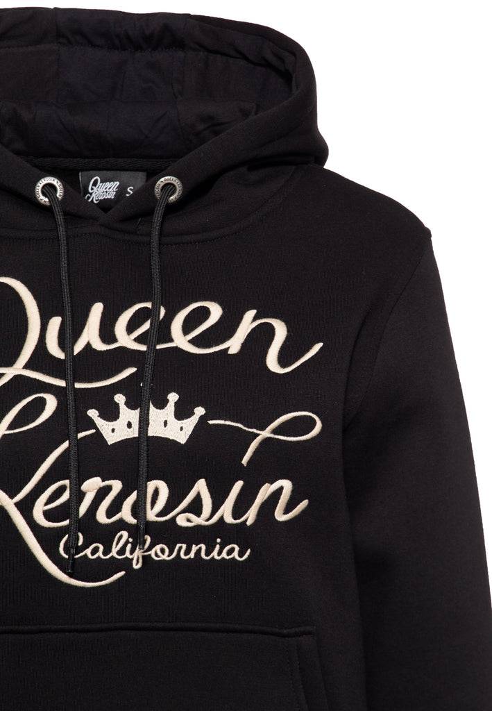 Queen Kerosin Hoodie Mit Stickerei «Q California»