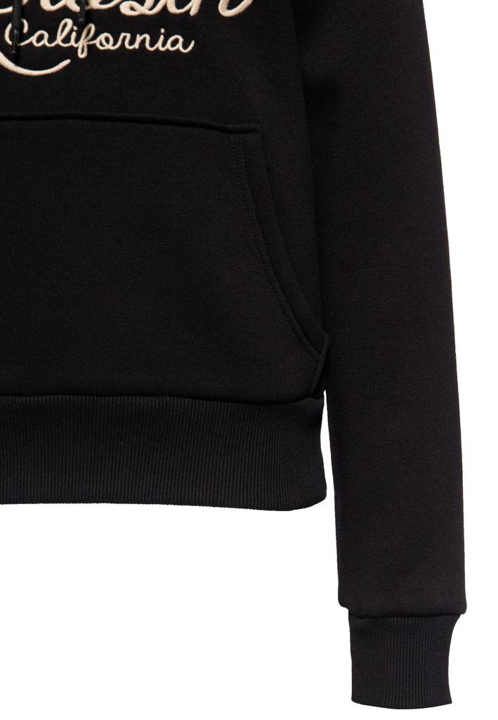 Queen Kerosin Hoodie Mit Stickerei «Q California»