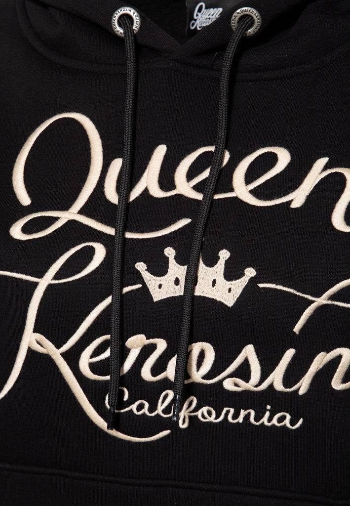 Queen Kerosin Hoodie Mit Stickerei «Q California»