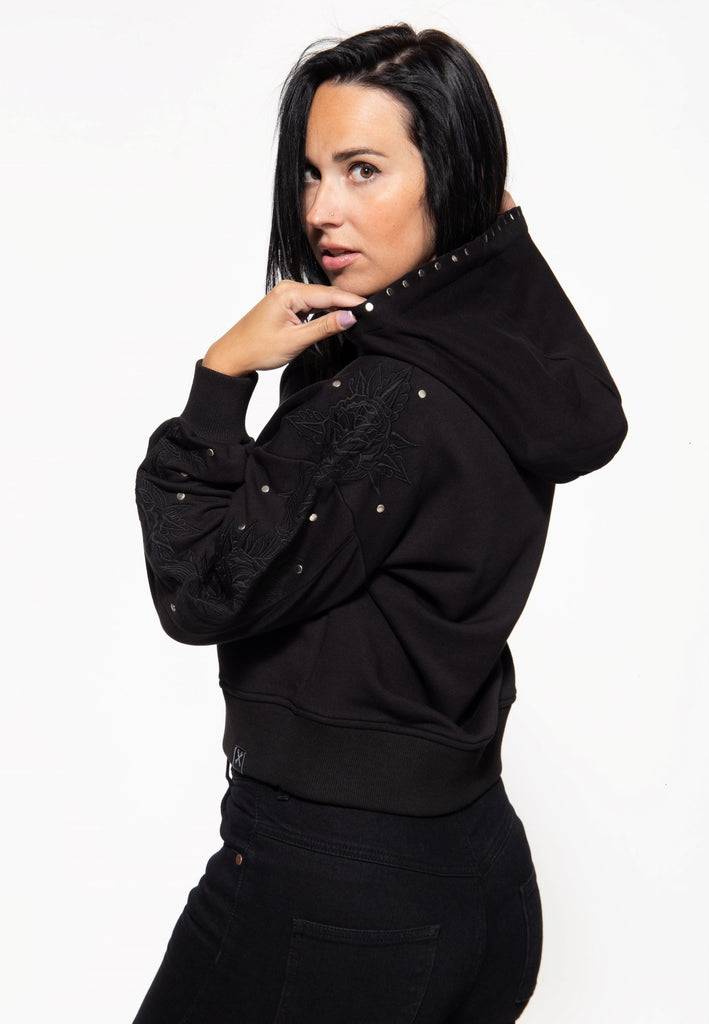 Queen Kerosin Hoodie «Rose Face»