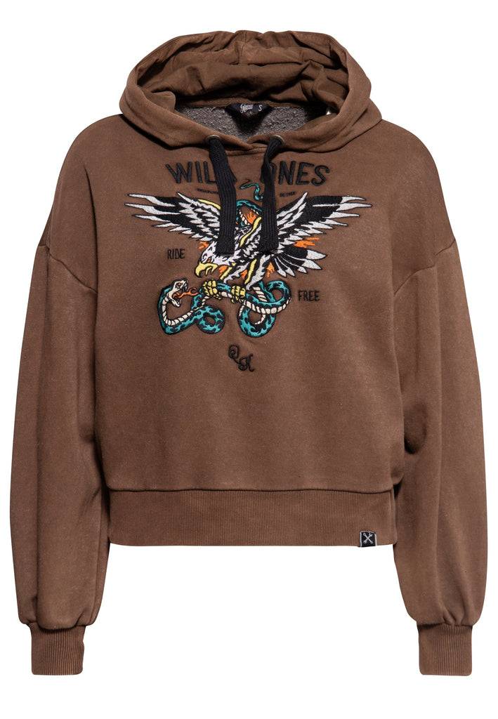 Queen Kerosin Hoodie «Wild Ones Ride Free»