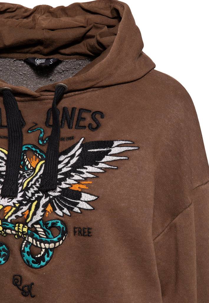 Queen Kerosin Hoodie «Wild Ones Ride Free»
