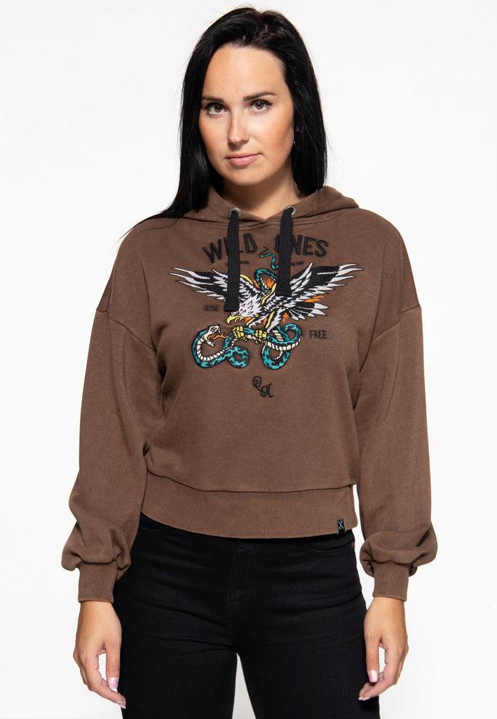 Queen Kerosin Hoodie «Wild Ones Ride Free»