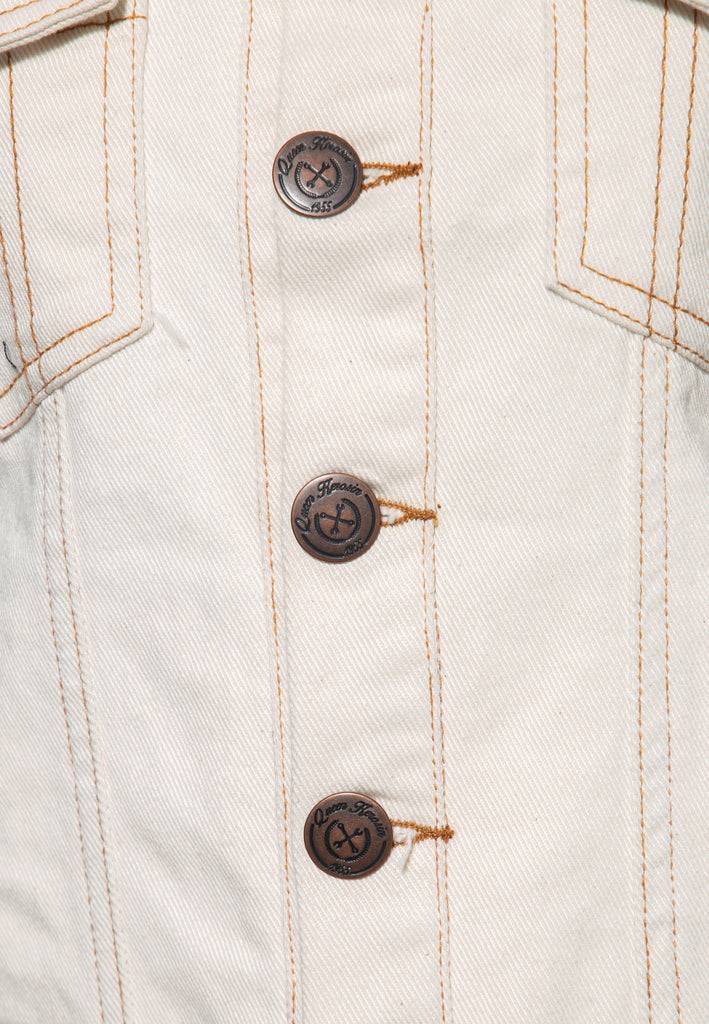 Queen Kerosin Jeans Weste «Speedway Queen»