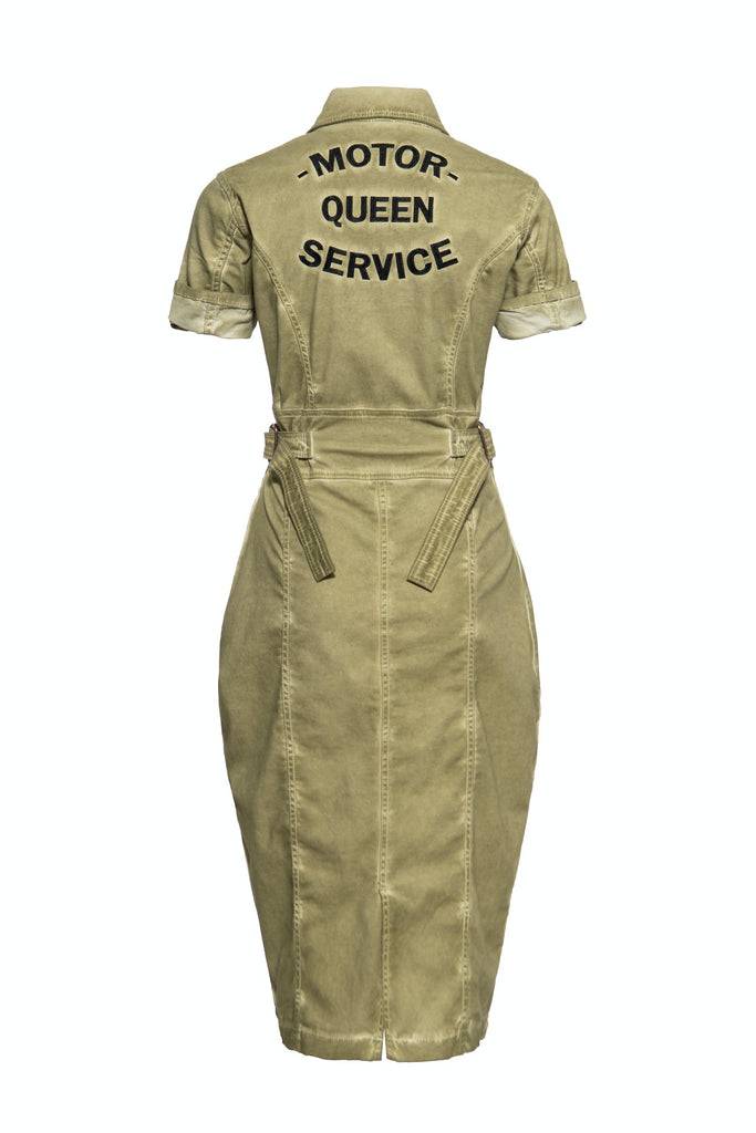 Queen Kerosin Jeanskleid «Motor Queen Service»