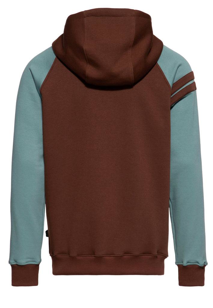 Queen Kerosin Kapuzen-Sweatjacke «Long Beach»