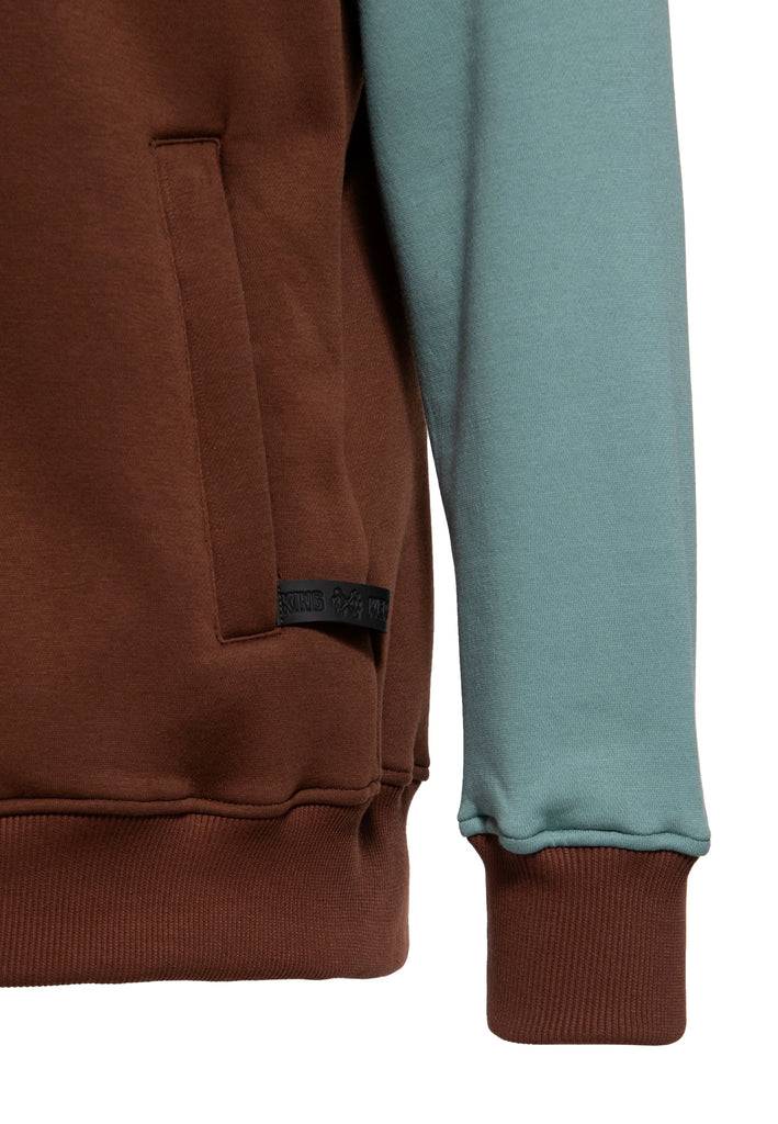 Queen Kerosin Kapuzen-Sweatjacke «Long Beach»