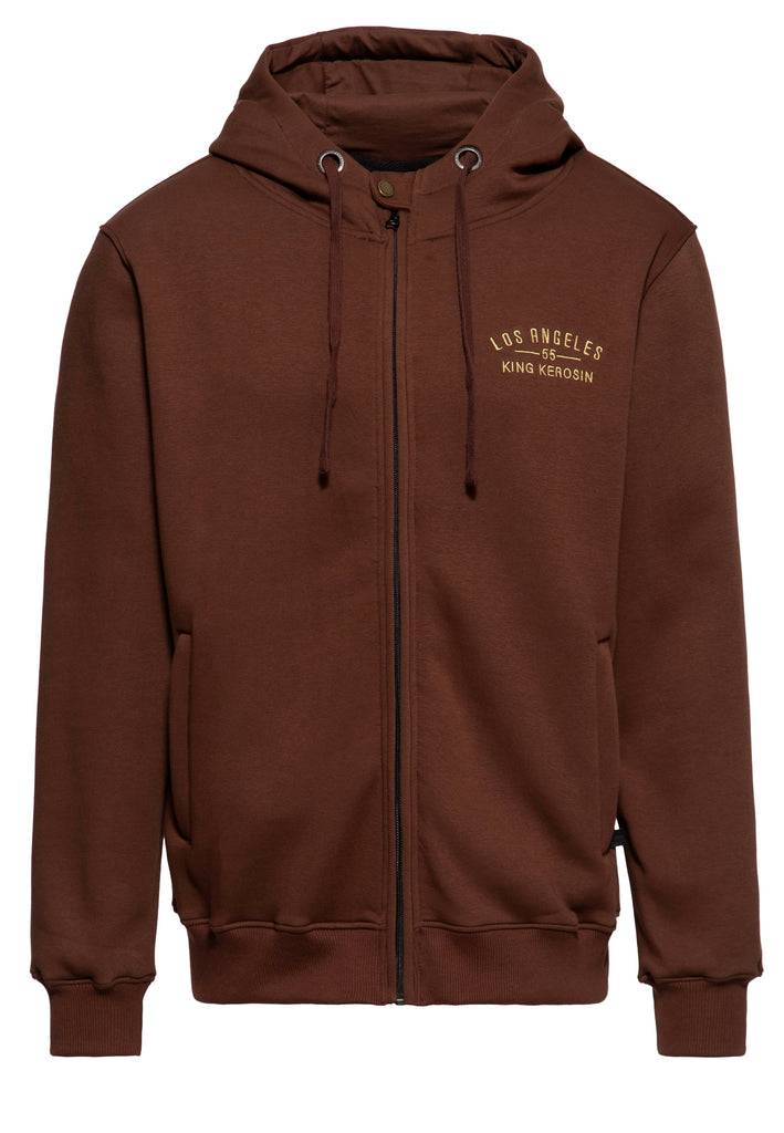 Queen Kerosin Kapuzen-Sweatjacke «Stay Fast»