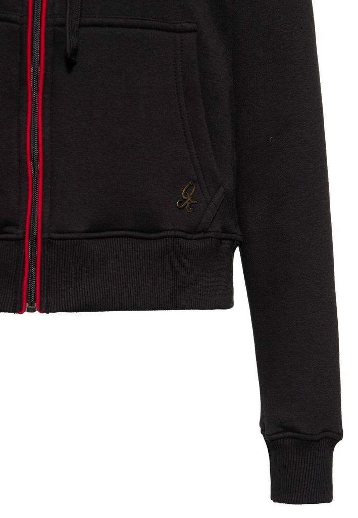 Queen Kerosin Kapuzensweatjacke «Fast & Curvy»