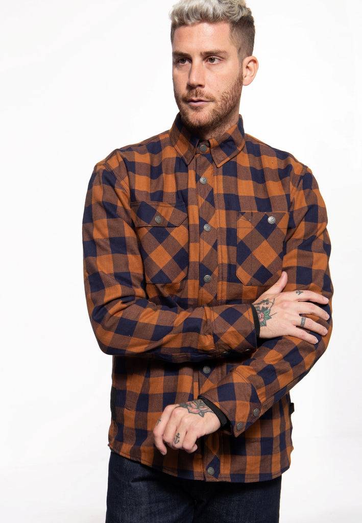 Queen Kerosin Karohemd Mit Brusttaschen