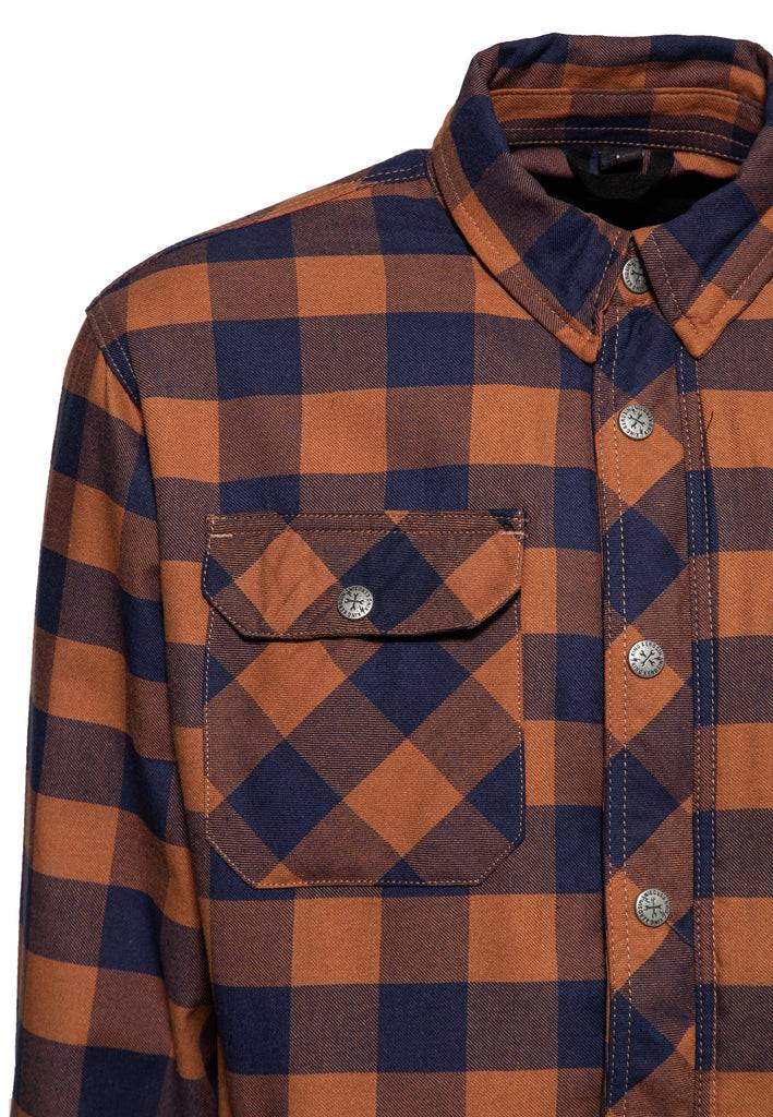 Queen Kerosin Karohemd Mit Brusttaschen