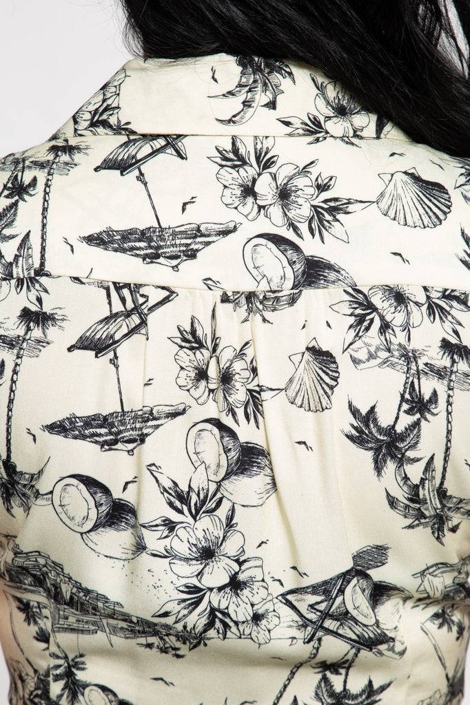 Queen Kerosin Knotenbluse