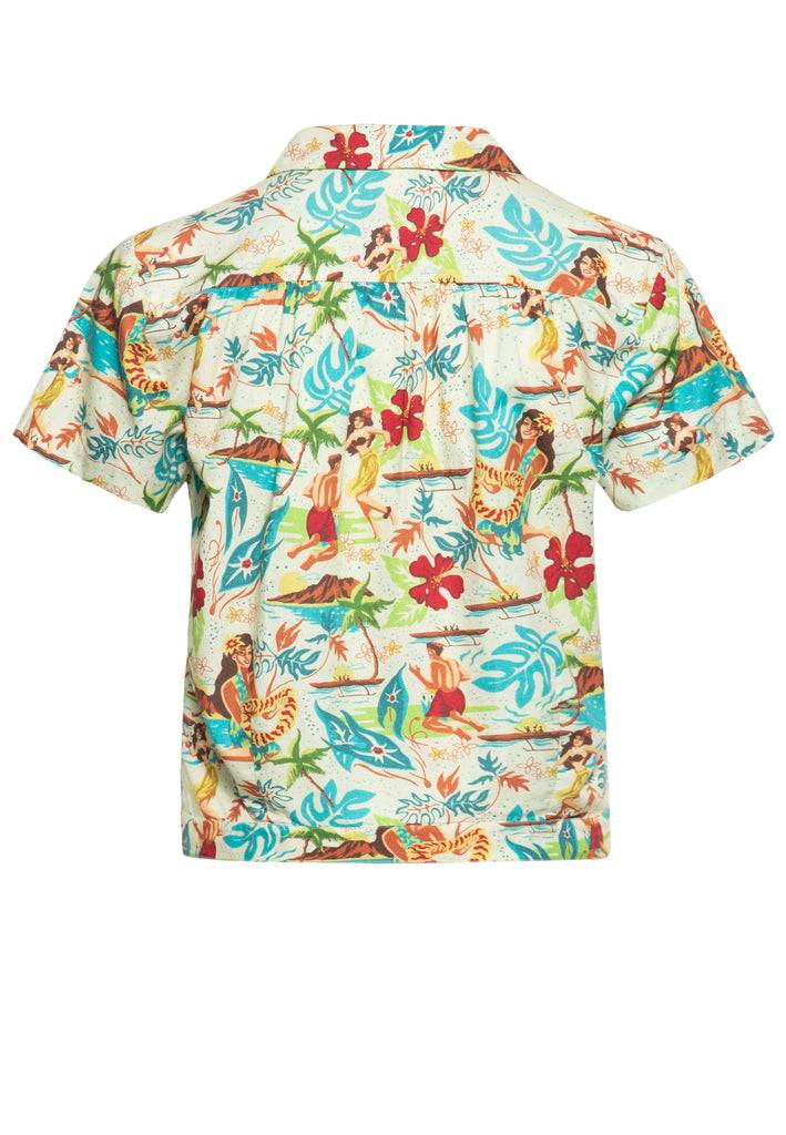 Queen Kerosin Kurzarm Bluse «organic Cotton»