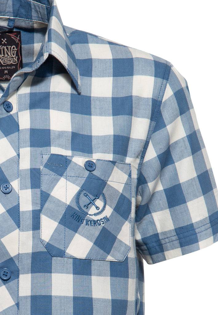 Queen Kerosin Kurzarm-Hemd «Loud & Fast»