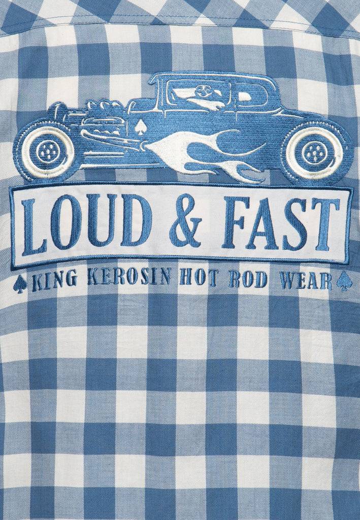 Queen Kerosin Kurzarm-Hemd «Loud & Fast»