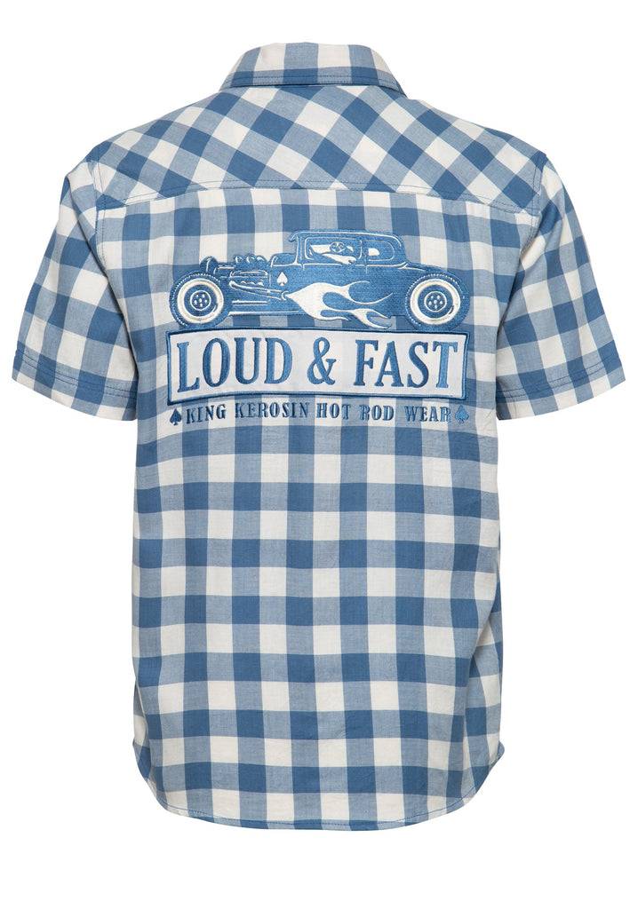 Queen Kerosin Kurzarm-Hemd «Loud & Fast»