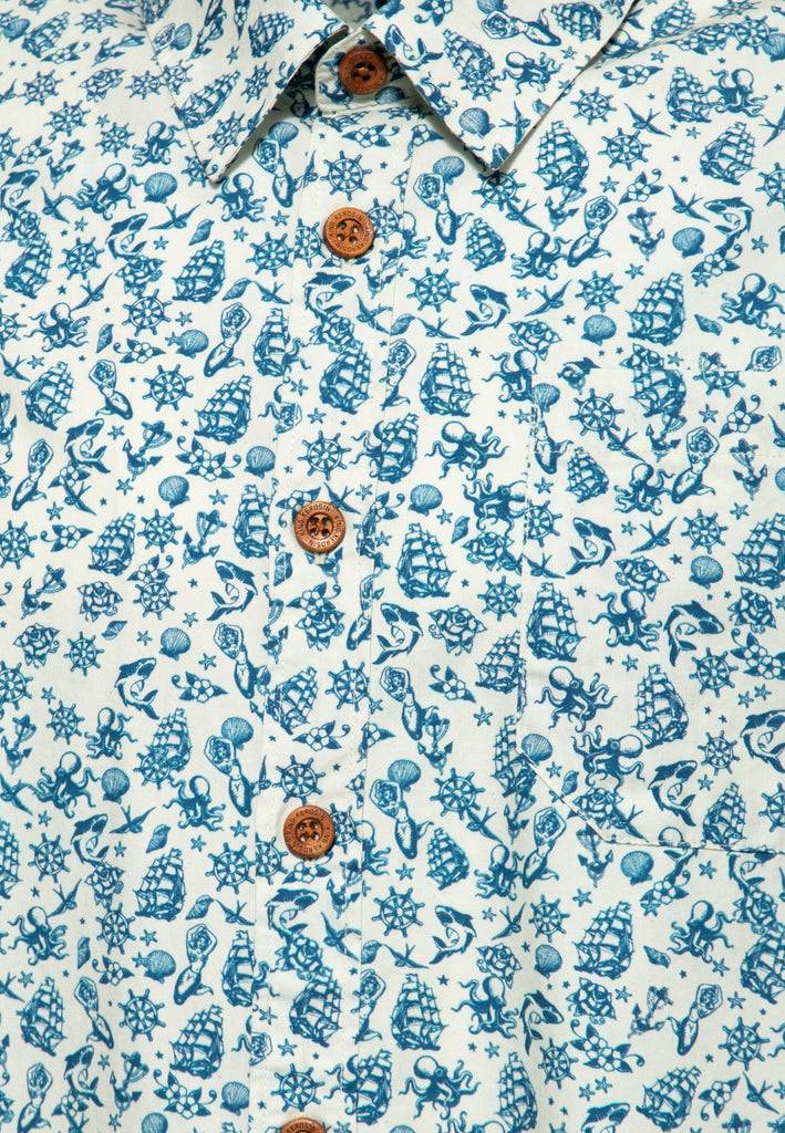 Queen Kerosin Langarm Hemd «Sailor-Tattoos»