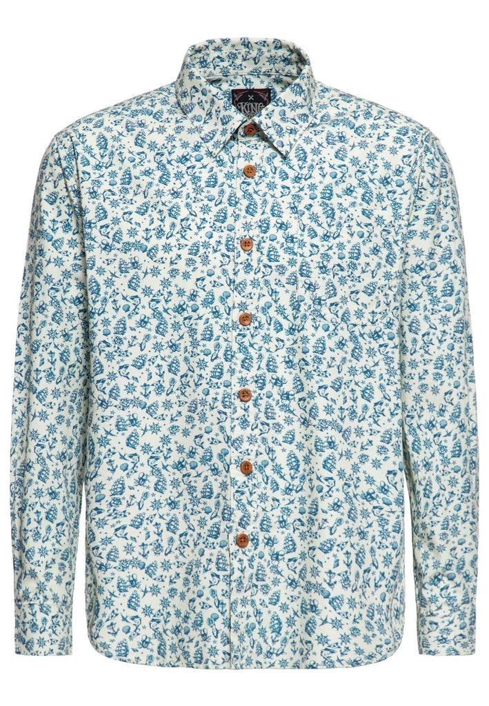 Queen Kerosin Langarm Hemd «Sailor-Tattoos»