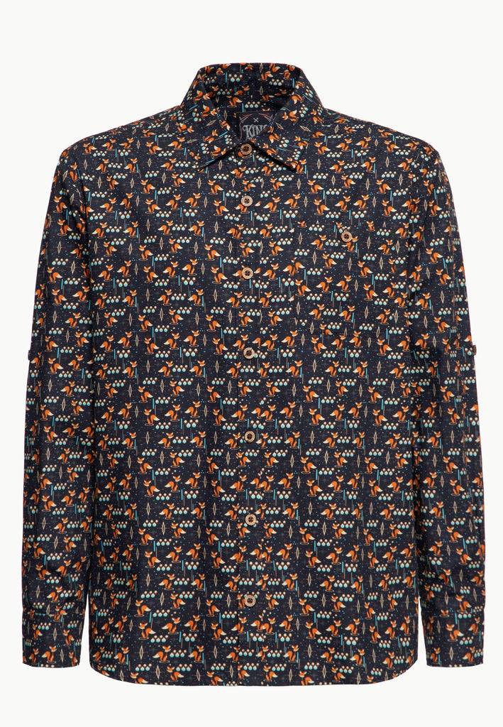 Queen Kerosin Langarmhemd «Foxy»