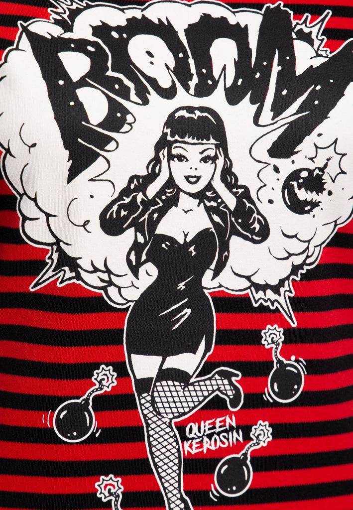 Queen Kerosin Langarmshirt «Bomb Devil»