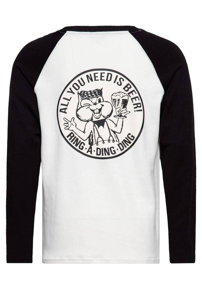Queen Kerosin Langarmshirt «Ring-a-ding ding»