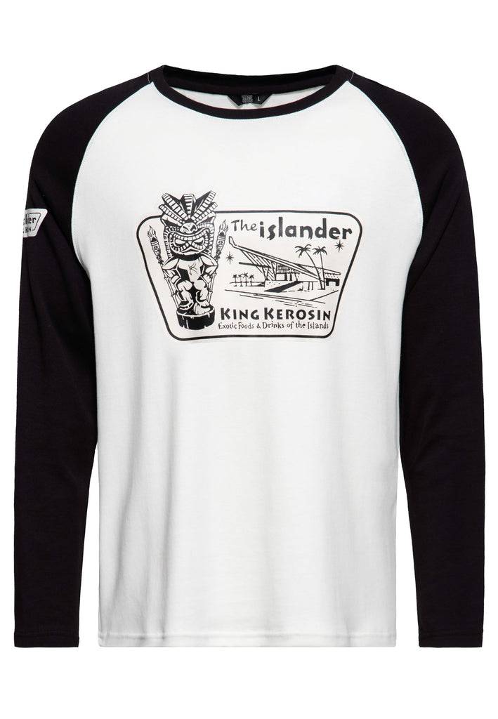 Queen Kerosin Langarmshirt «The Islander»