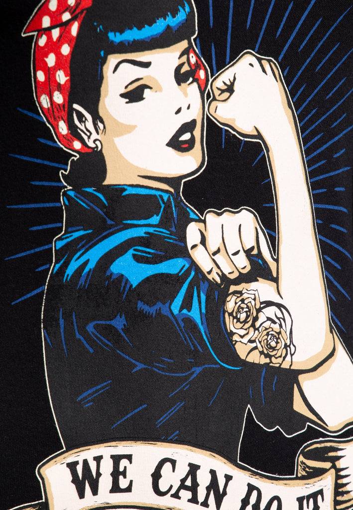 Queen Kerosin Langarmshirt «We Can Do It»