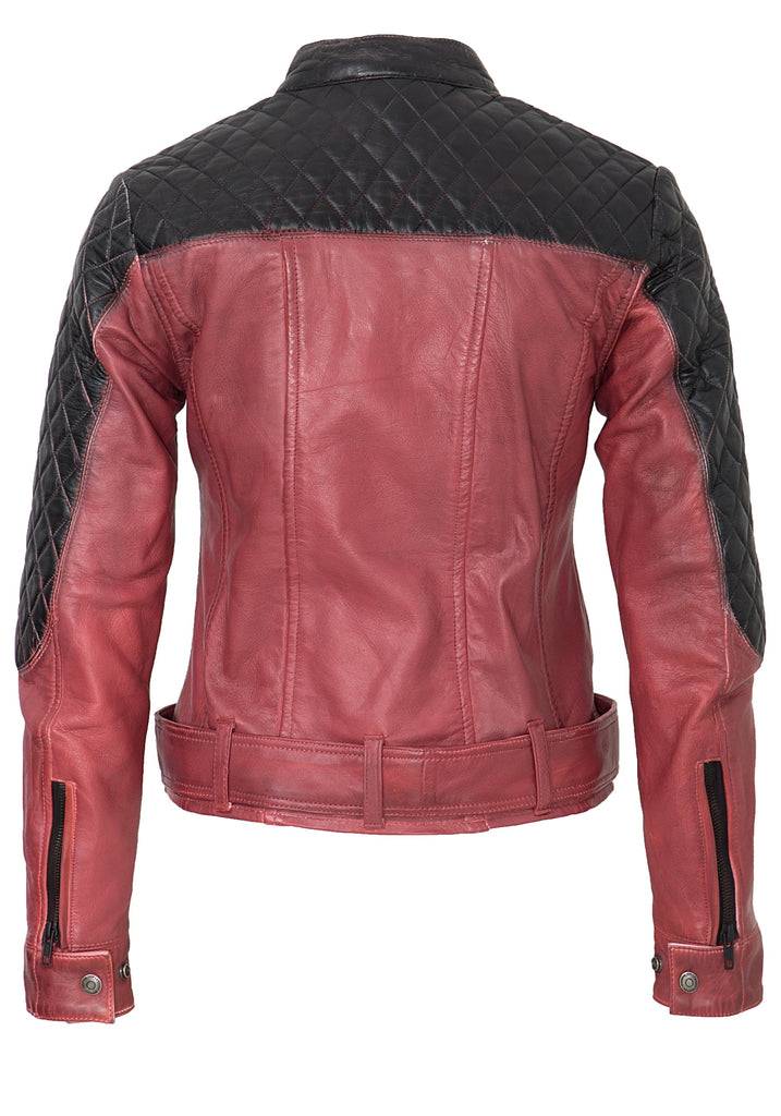 Queen Kerosin Lederjacke Im Racing Look
