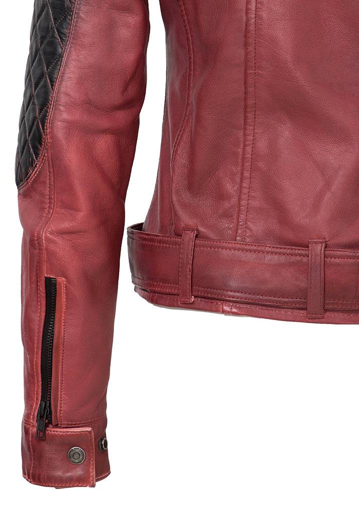 Queen Kerosin Lederjacke Im Racing Look