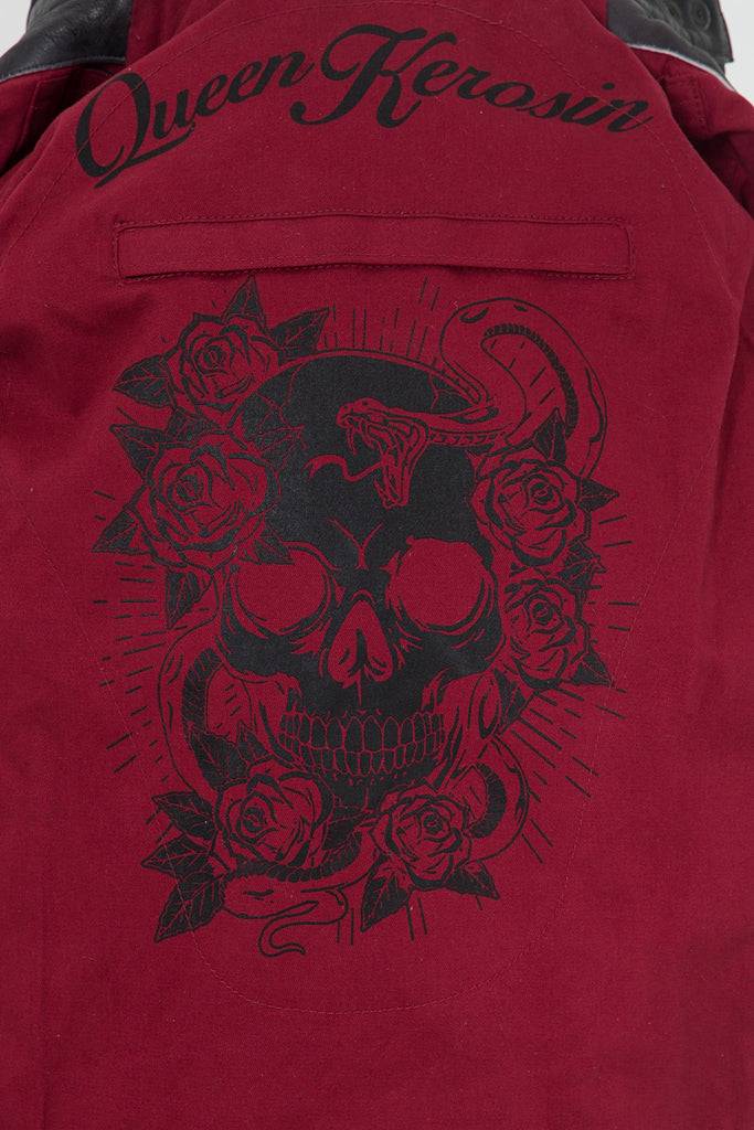 Queen Kerosin Lederjacke Im Racing Look