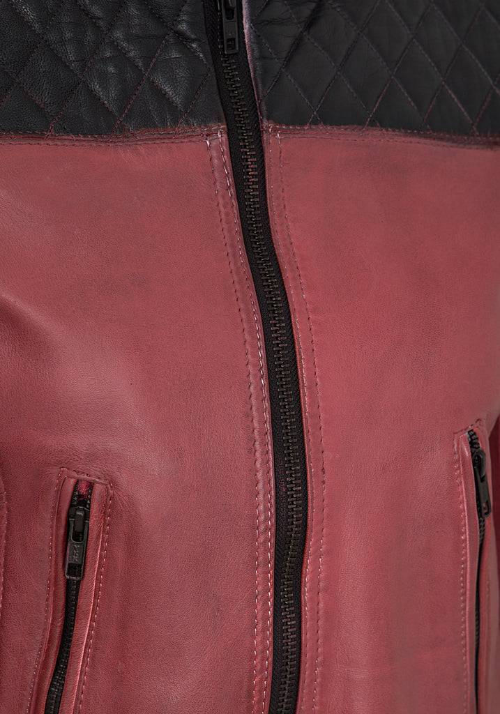 Queen Kerosin Lederjacke Im Racing Look