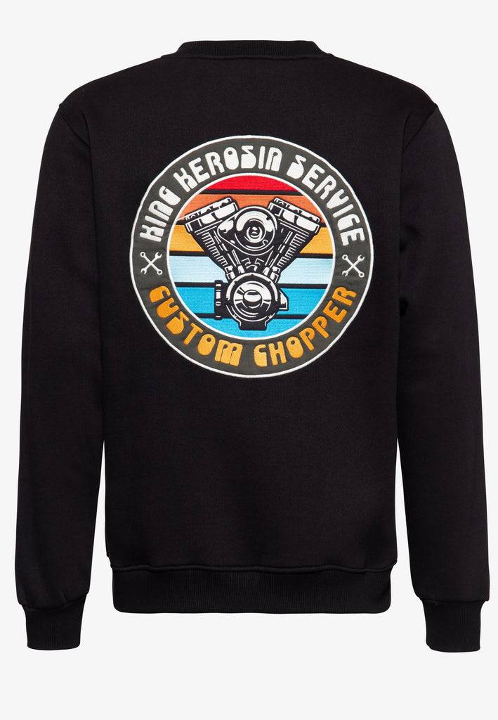 Queen Kerosin Longsleeve Sweater «Chopper Shit»