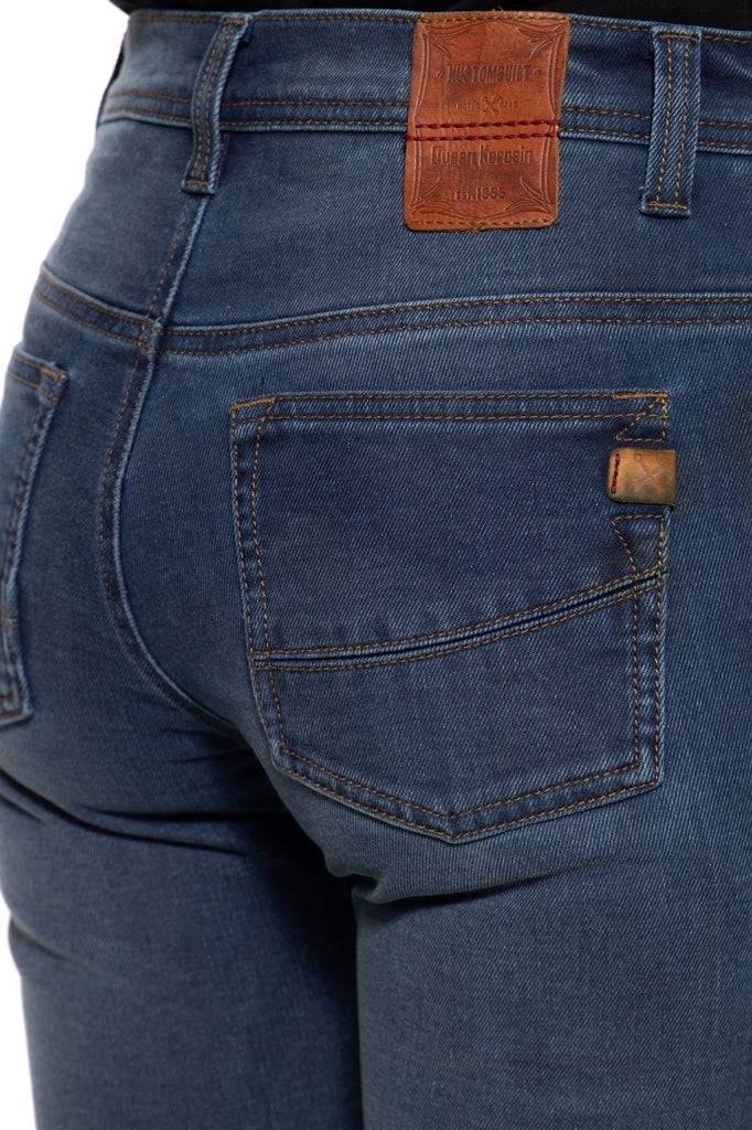 Queen Kerosin Motorradjeans «Kustombuilt»