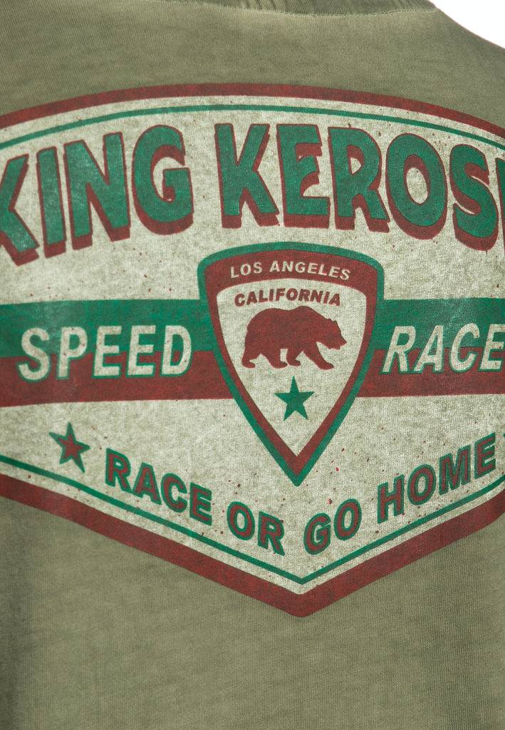 Queen Kerosin Oil Washed T-Shirt «Speedway 1955»