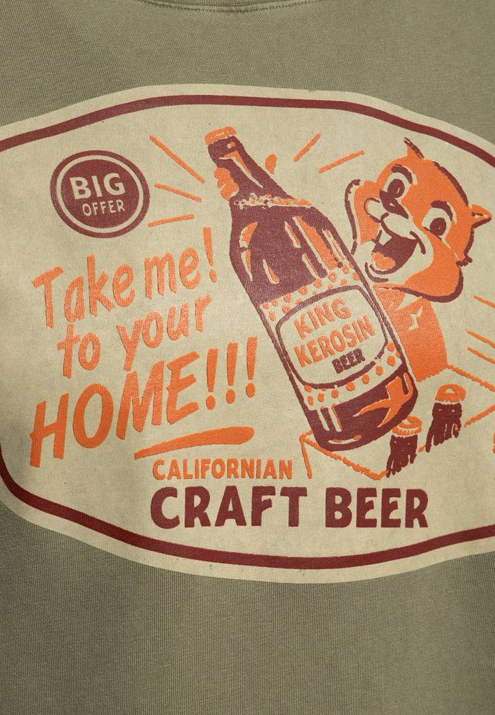 Queen Kerosin Oil Washed T-Shirt «Take Me Home»