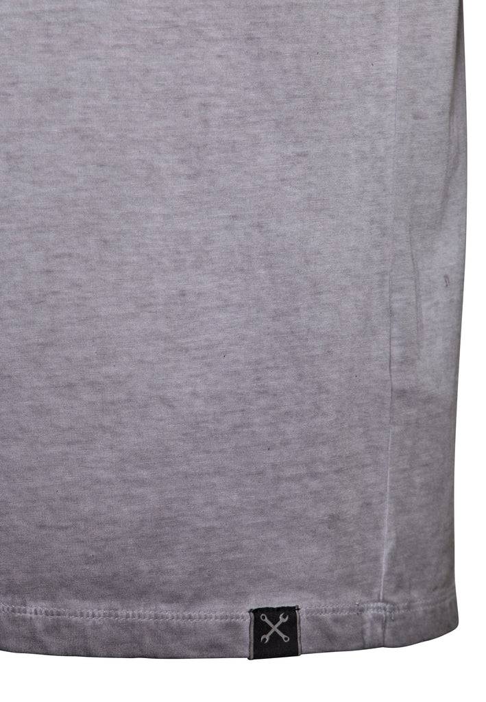 Queen Kerosin Oilwash T-Shirt «Loud & Fast»