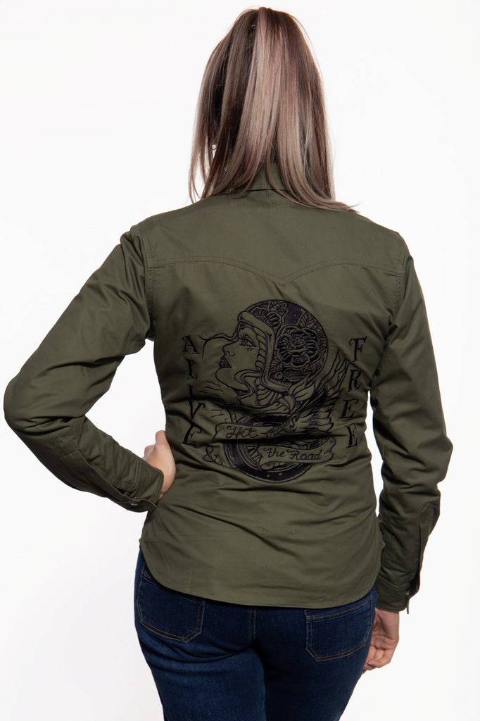 Queen Kerosin Outdoor Funktionshemd «Alive Free»