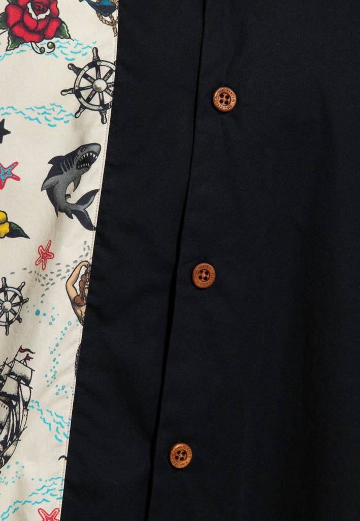 Queen Kerosin Panel Hemd «Sailor»