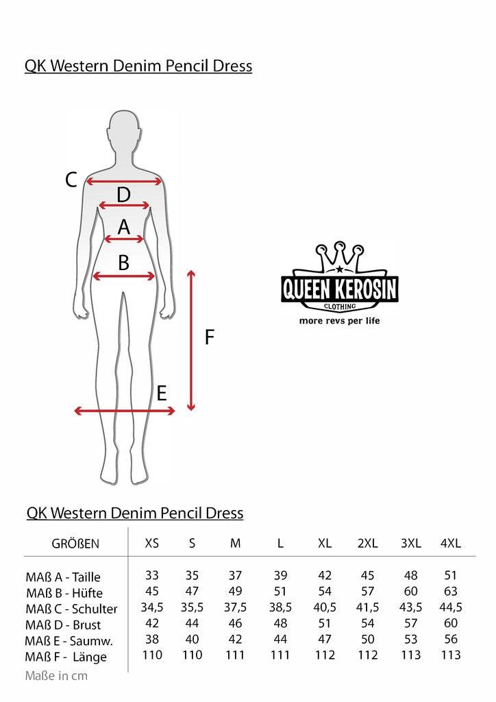 Queen Kerosin Pencil Kleid