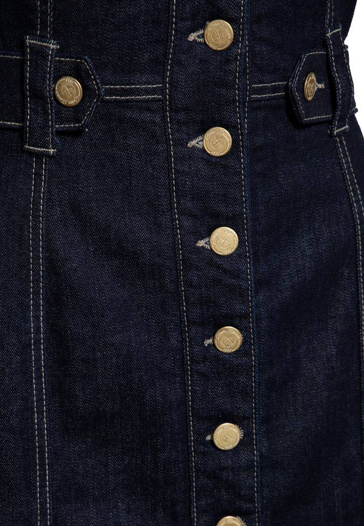 Queen Kerosin Pencil Kleid Mit Stickereien