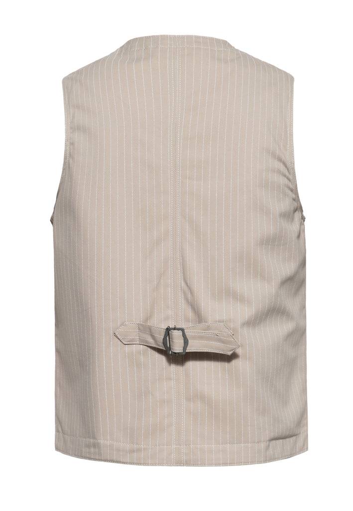 Queen Kerosin Pinstripe Weste