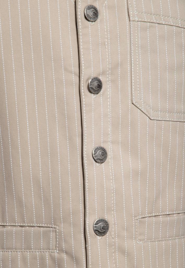 Queen Kerosin Pinstripe Weste