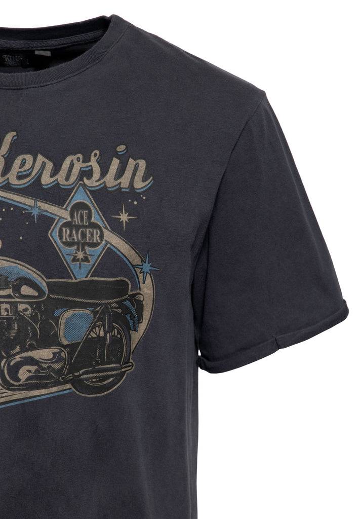 Queen Kerosin Print T-Shirt «Ace Racer»