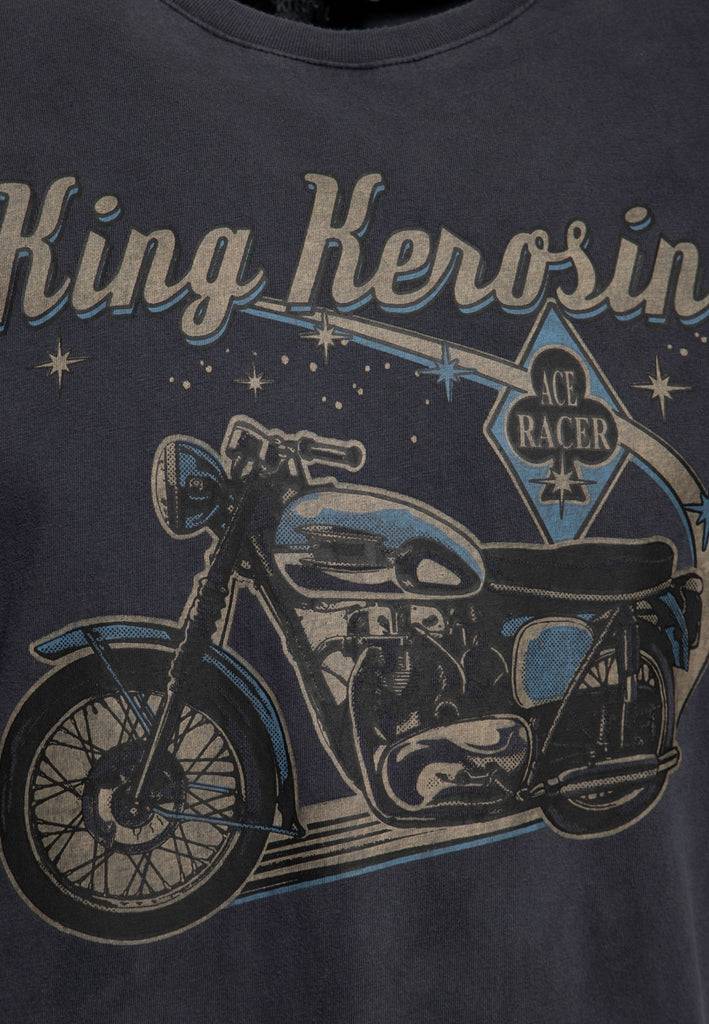 Queen Kerosin Print T-Shirt «Ace Racer»