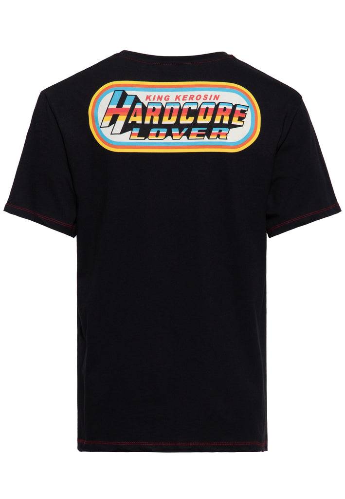 Queen Kerosin Print T-Shirt «Born To Be Hard»