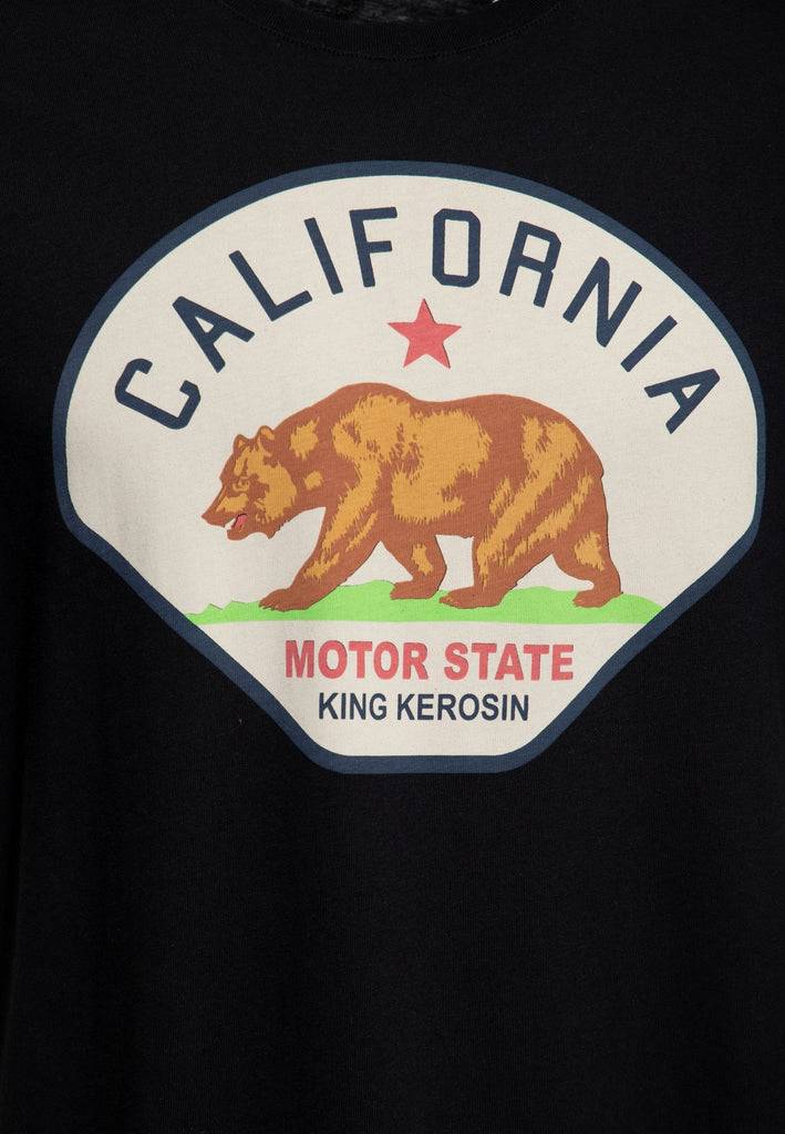 Queen Kerosin Print T-Shirt «California Motor State»